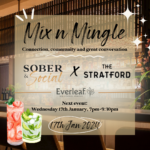 alcohol free, sober, dry January social event