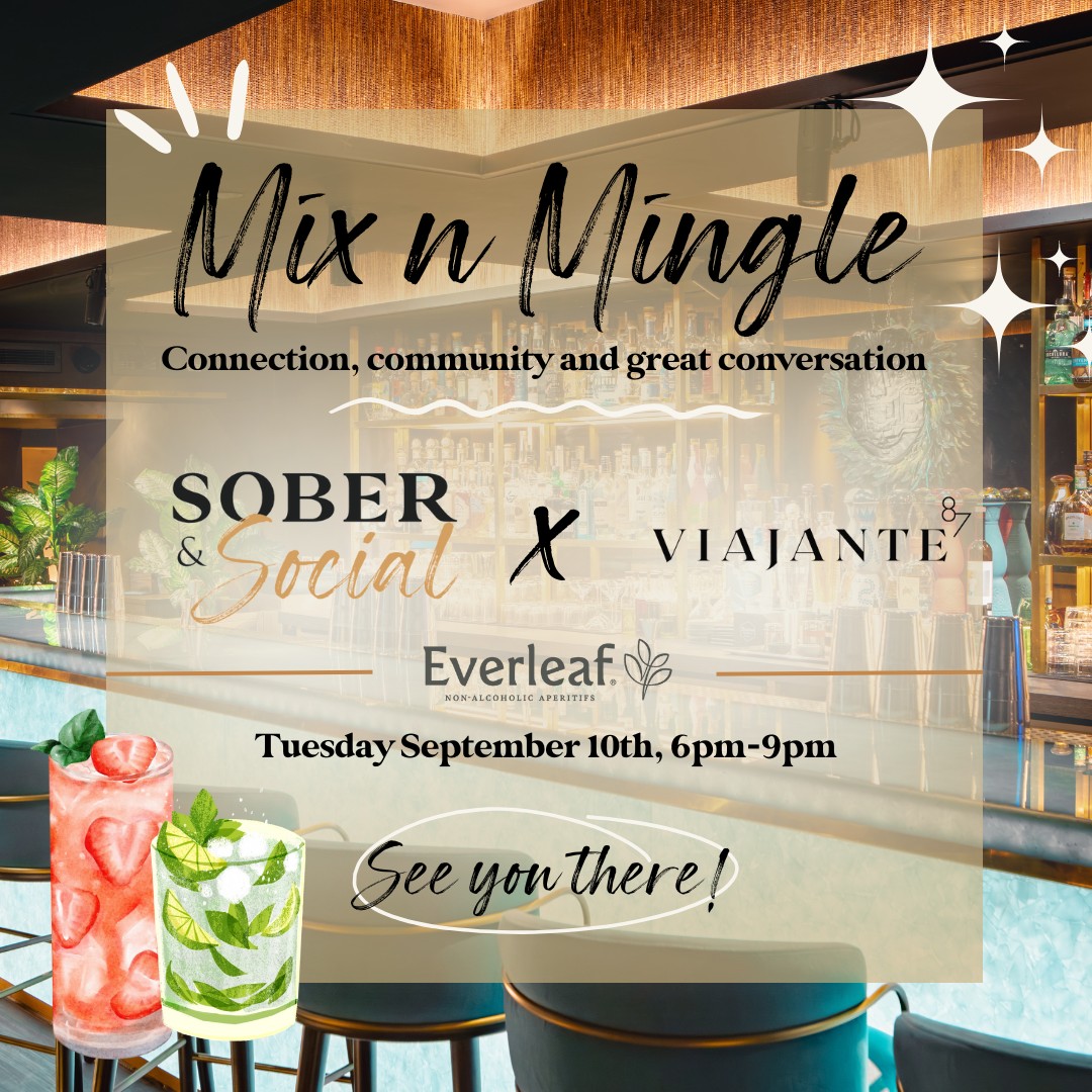 Mix N Mingle. Alcohol free sober socialising event in London
