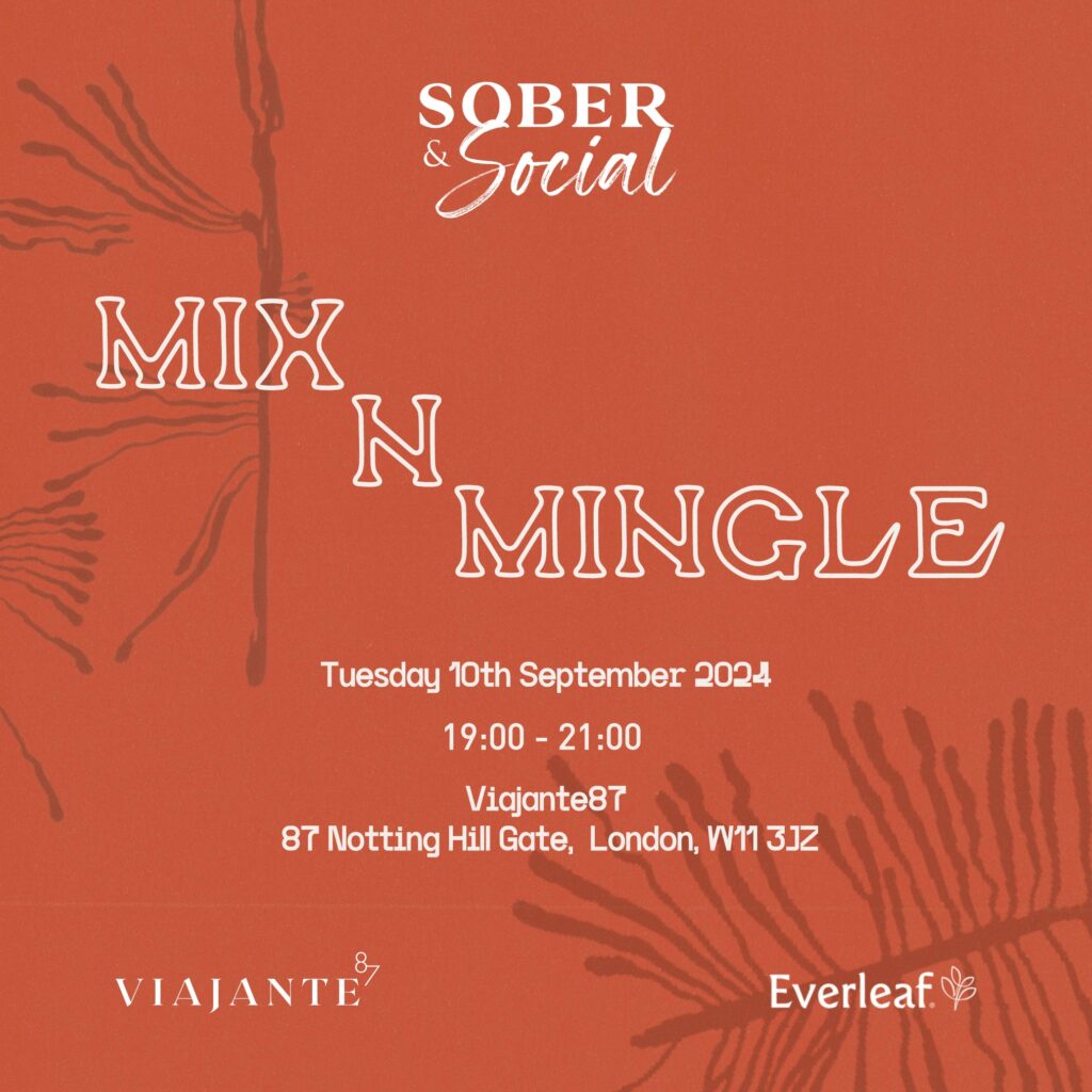 Mix N Mingle. Alcohol free sober socialising event in London