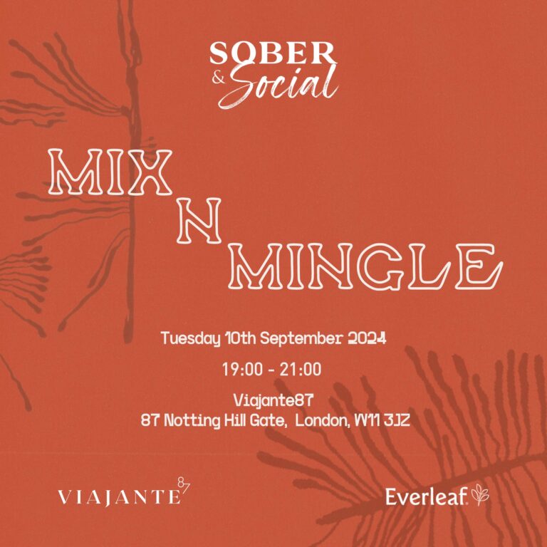 Mix N Mingle. Alcohol free sober socialising event in London