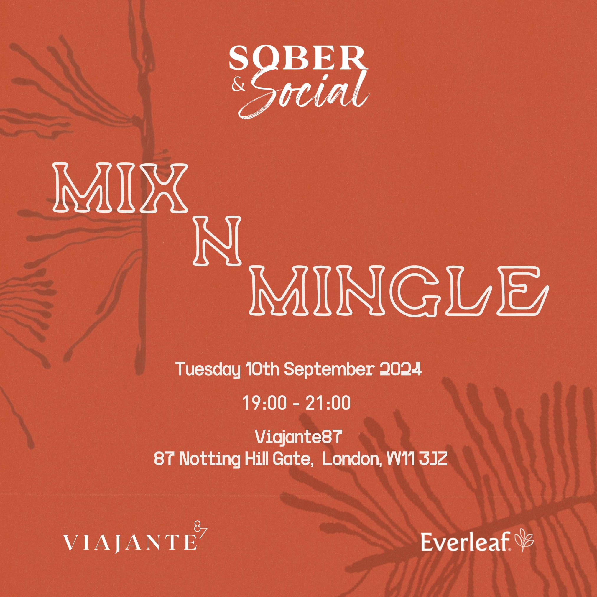 Mix N Mingle. Alcohol free sober socialising event in London